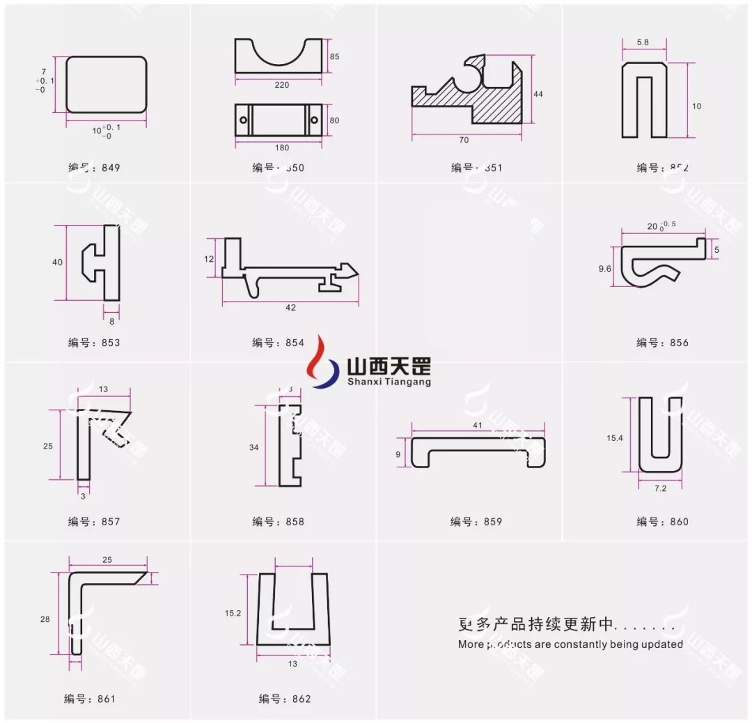 超高分子量聚乙烯耐磨條已定型系列